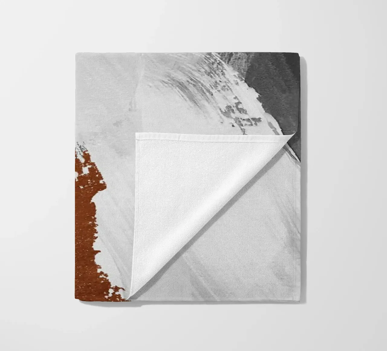 Modern abstract art with brushstrokes telo mare da vintageshop