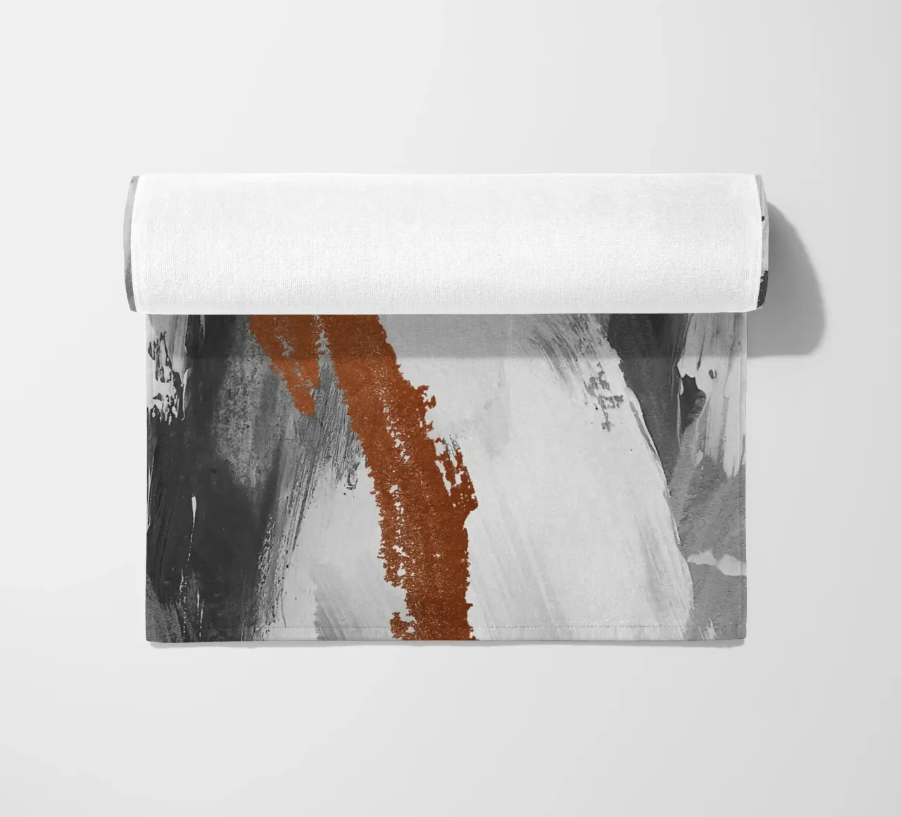 Modern abstract art with brushstrokes telo mare da vintageshop