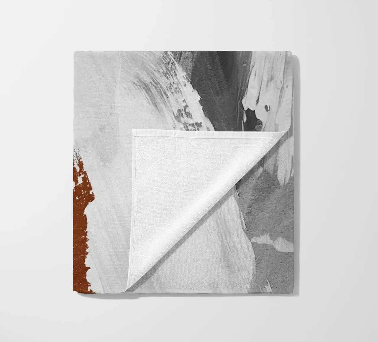 Modern abstract art with brushstrokes telo mare da vintageshop