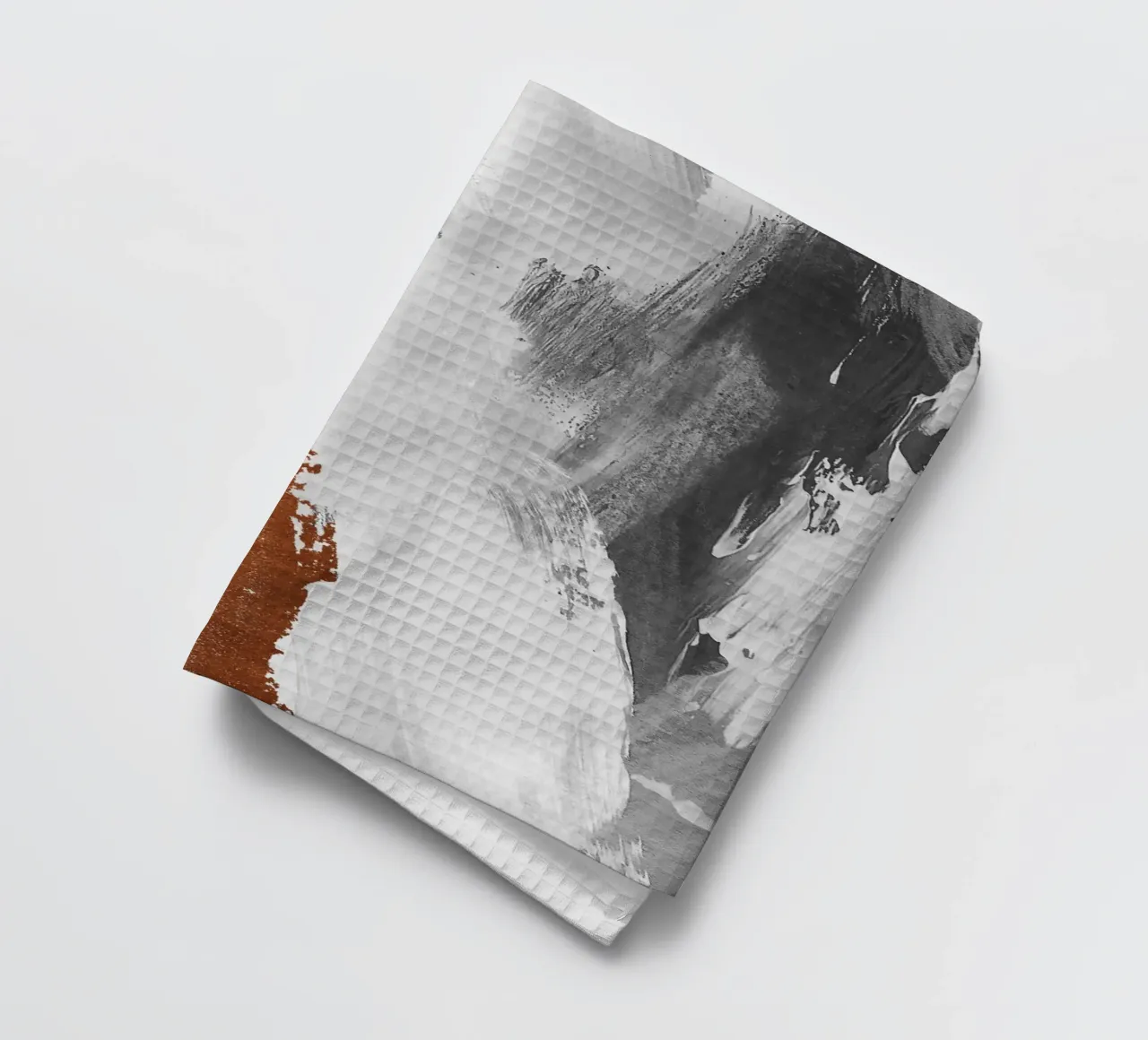 Modern abstract art with brushstrokes canovaccio da cucina da vintageshop