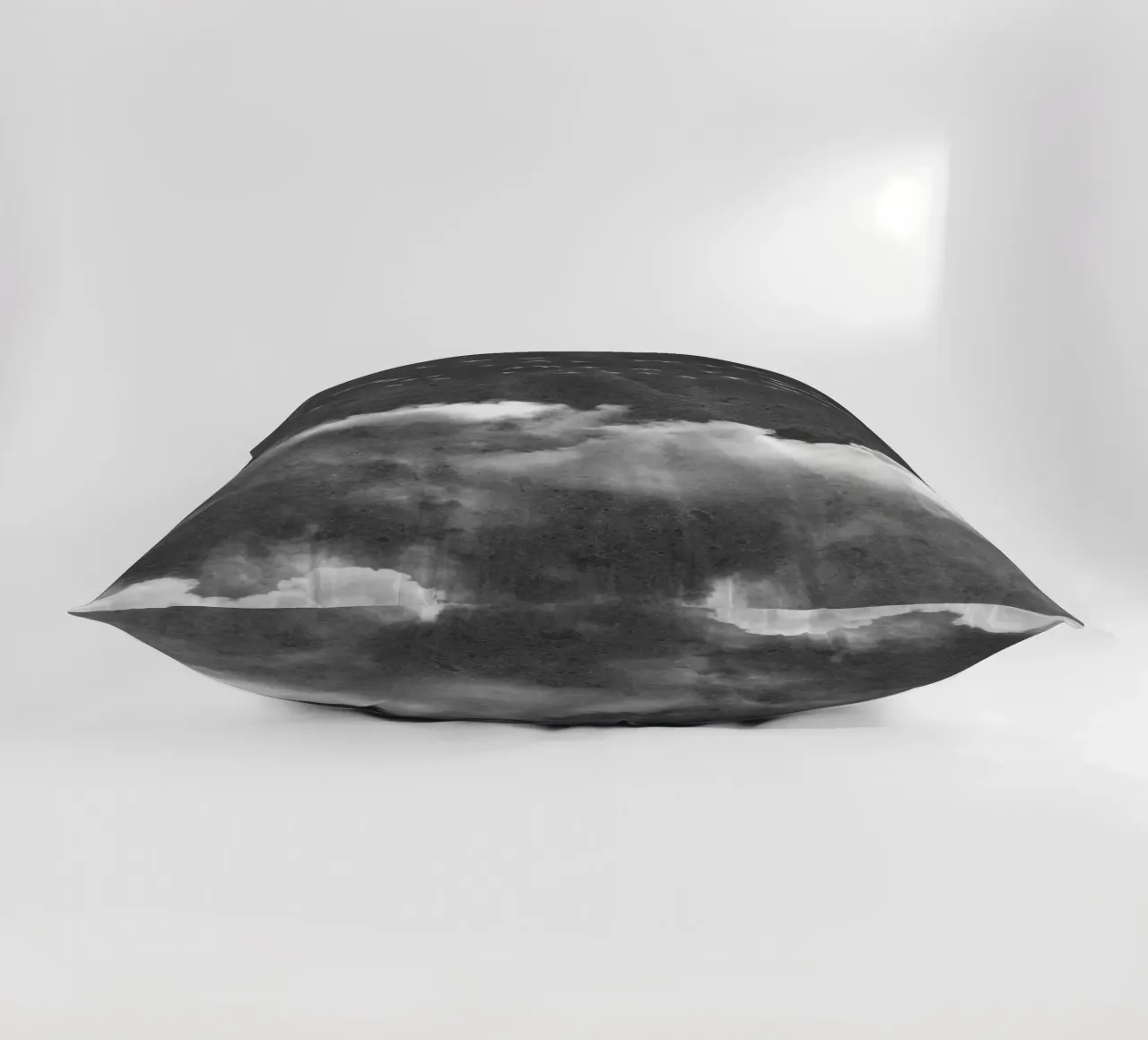 modern abstract art dark sky cuscino da vintageshop