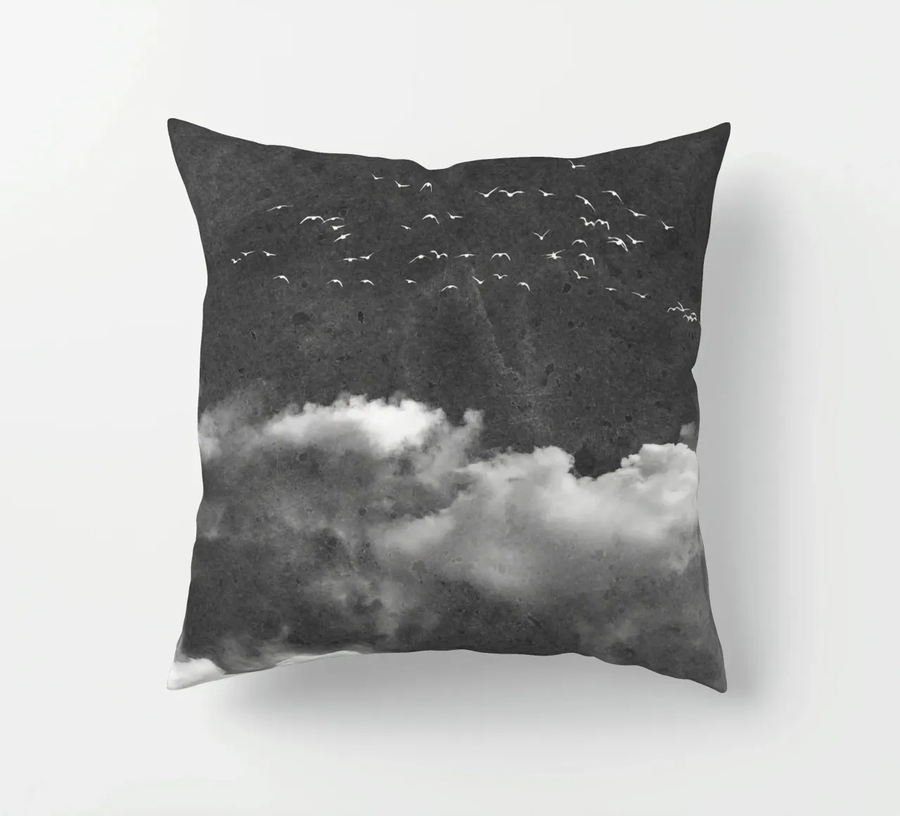 modern abstract art dark sky cuscino da vintageshop