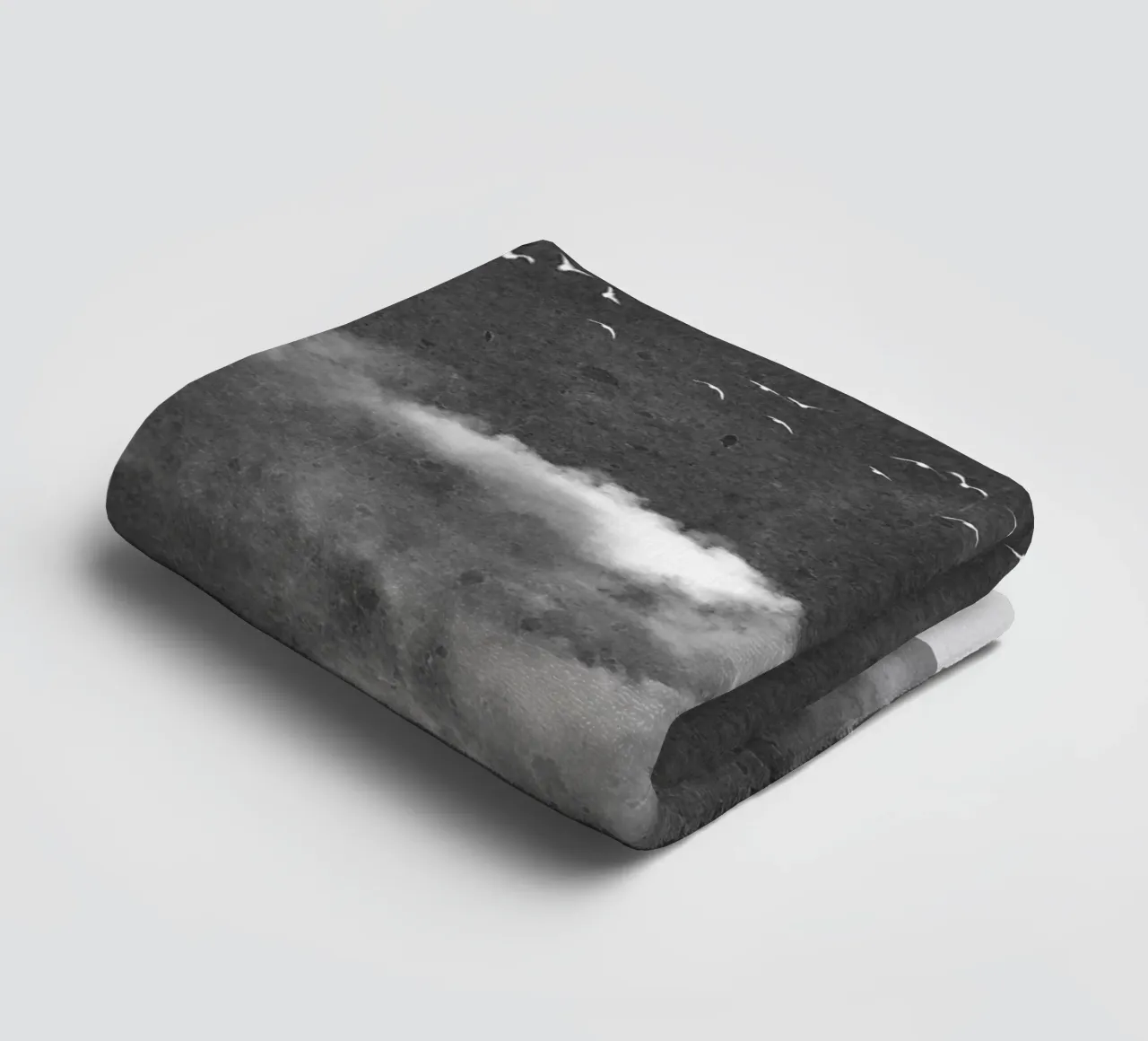 modern abstract art dark sky asciugamano da bagno da vintageshop