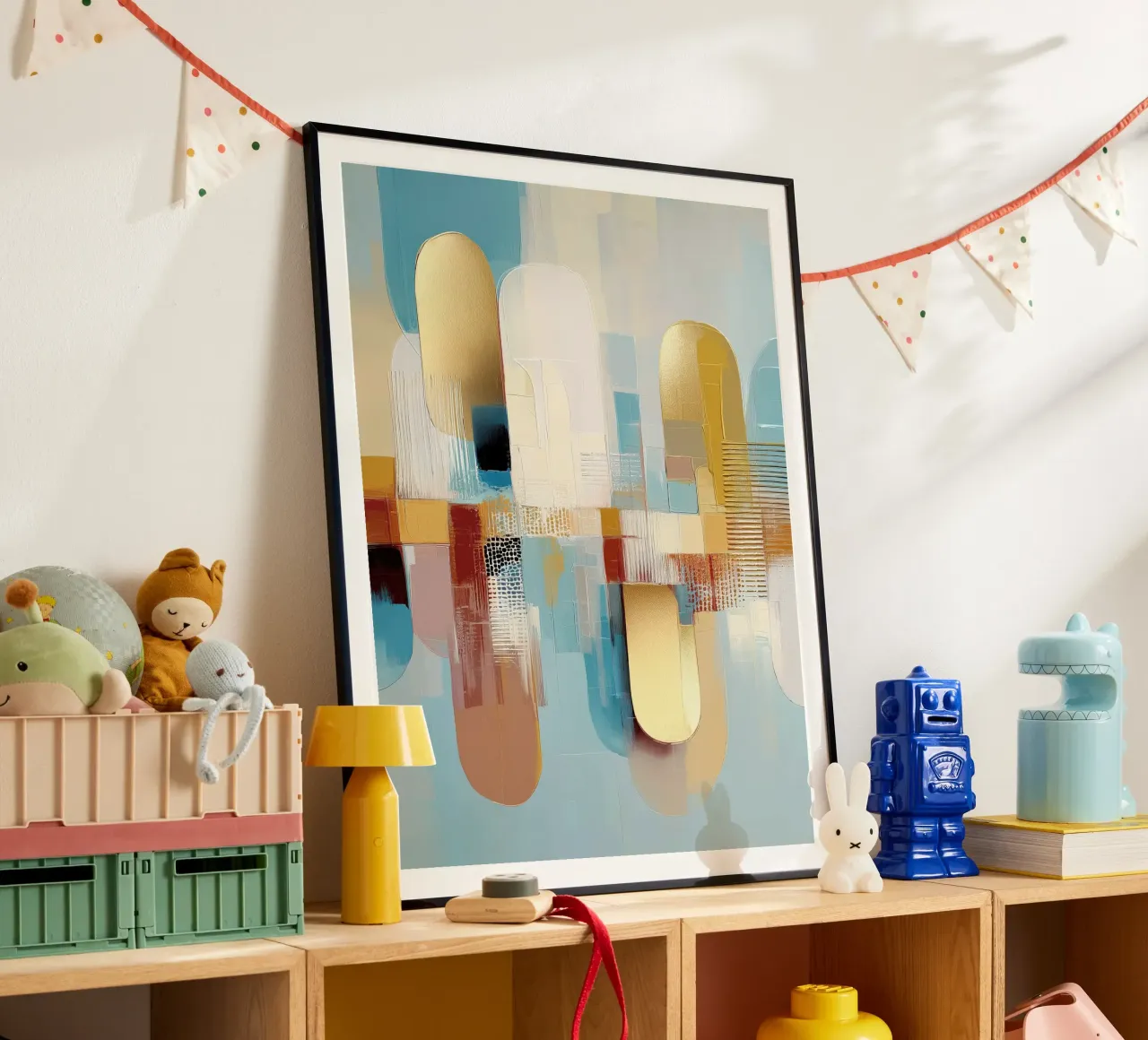 Astratto moderno poster con telaio in alluminio da Pictura