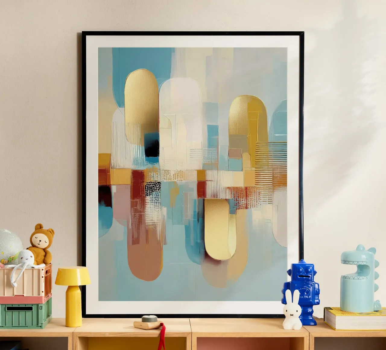 Astratto moderno poster con telaio in alluminio da Pictura