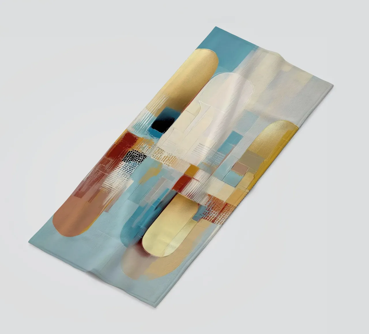 Abstract modern beach towel by Pictura