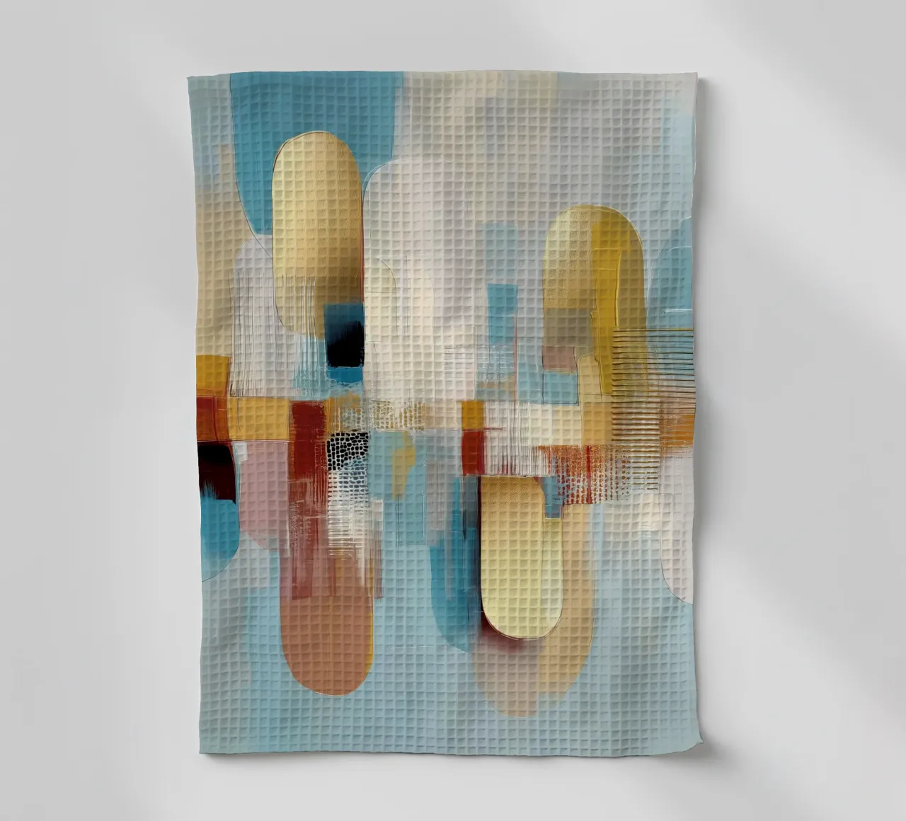 Abstract modern tea towel by Pictura