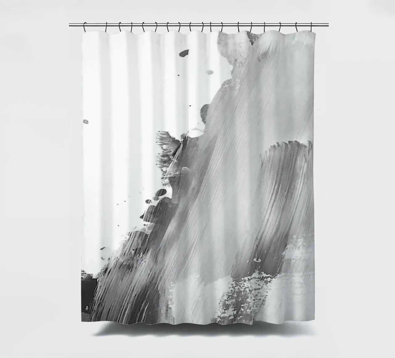modern abstract art tenda da doccia da vintageshop