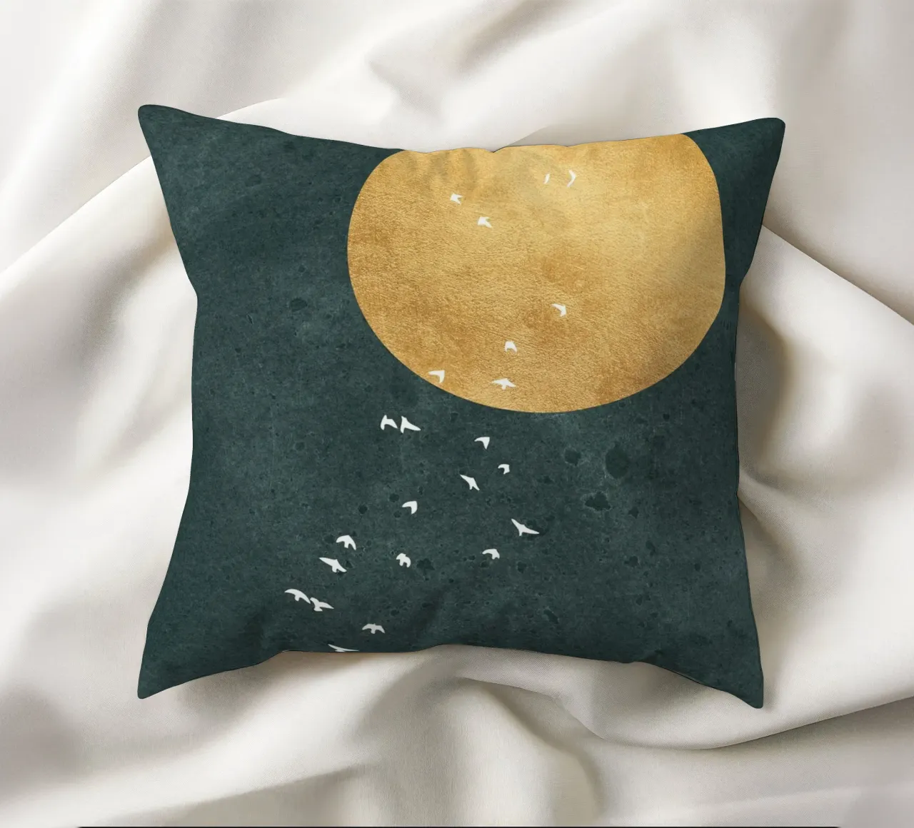 birds on the moon cuscino da vintageshop
