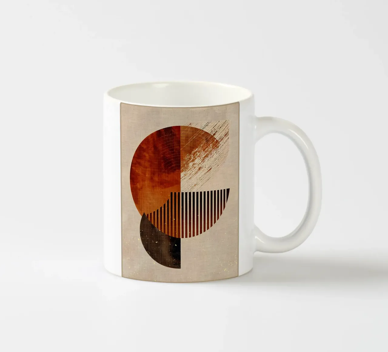 Astratto terrestre tazza in ceramica da Modern Geometry