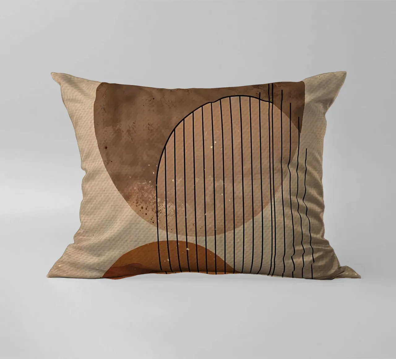 Curve meridiane cuscino da Modern Geometry