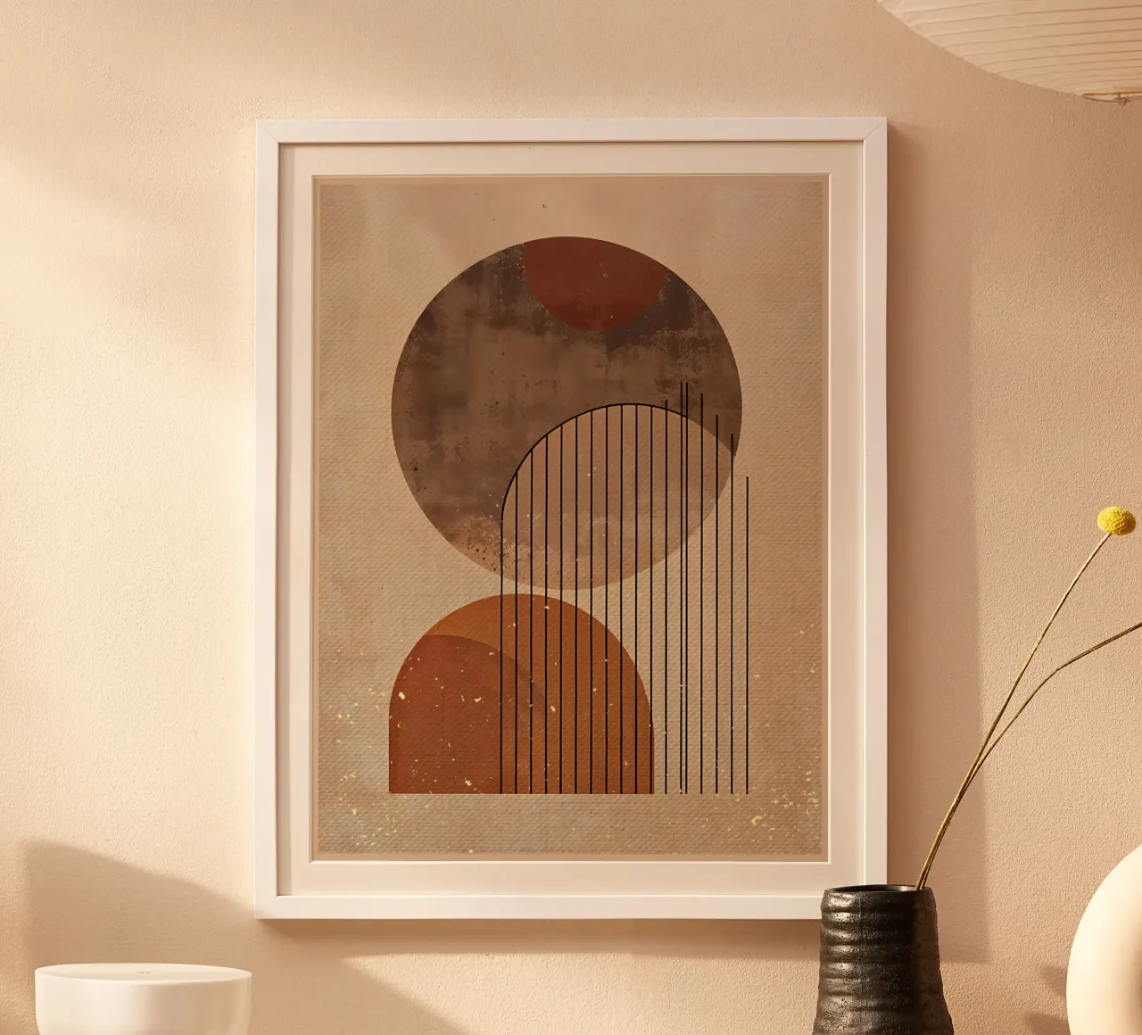 Curve meridiane poster da Modern Geometry