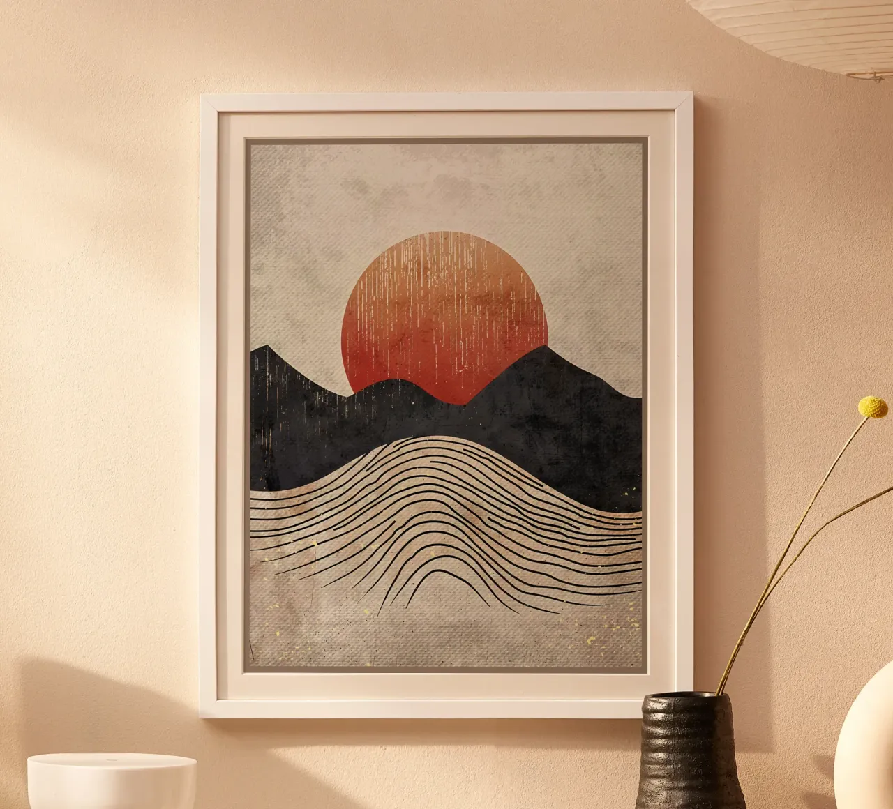 Cime del tramonto carta hahnemühle da Modern Geometry