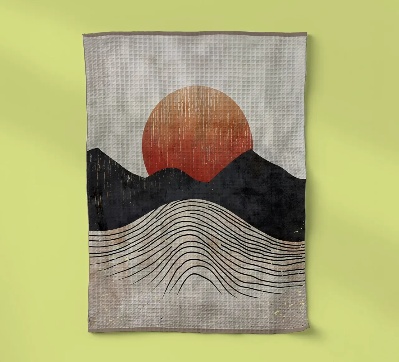 Cime del tramonto canovaccio da cucina da Modern Geometry