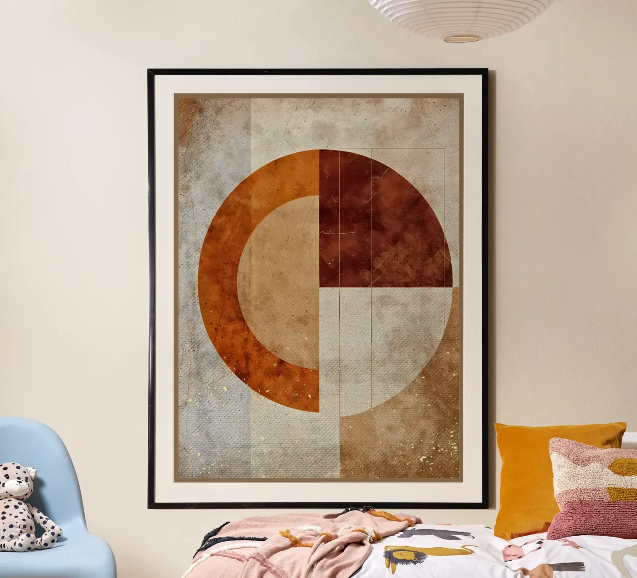 Sfere di terra carta hahnemühle da Modern Geometry