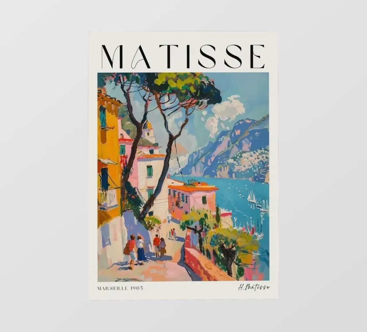 kustplaats fotobehang van sazkia art