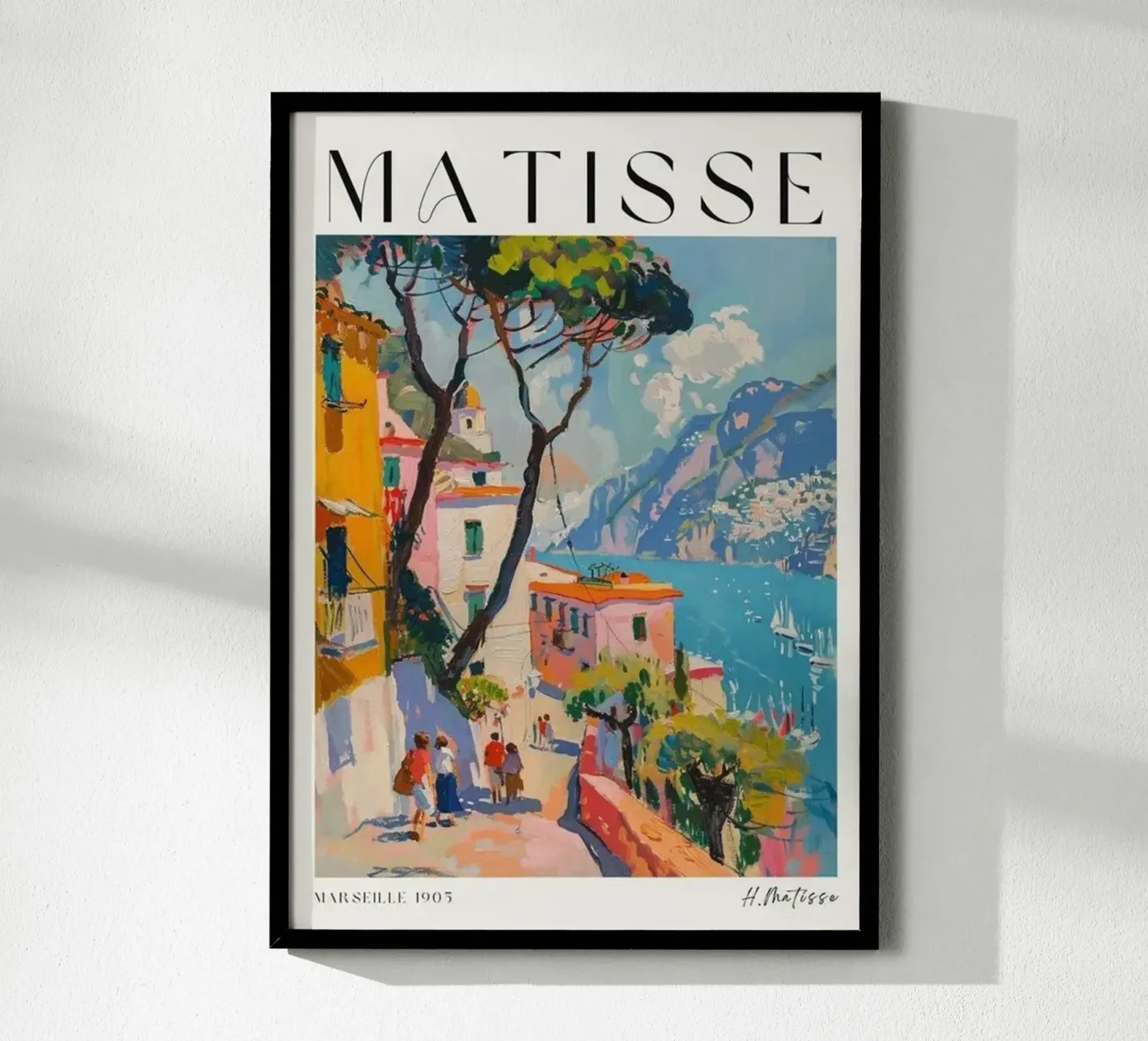 villaggio balneare poster da sazkia art