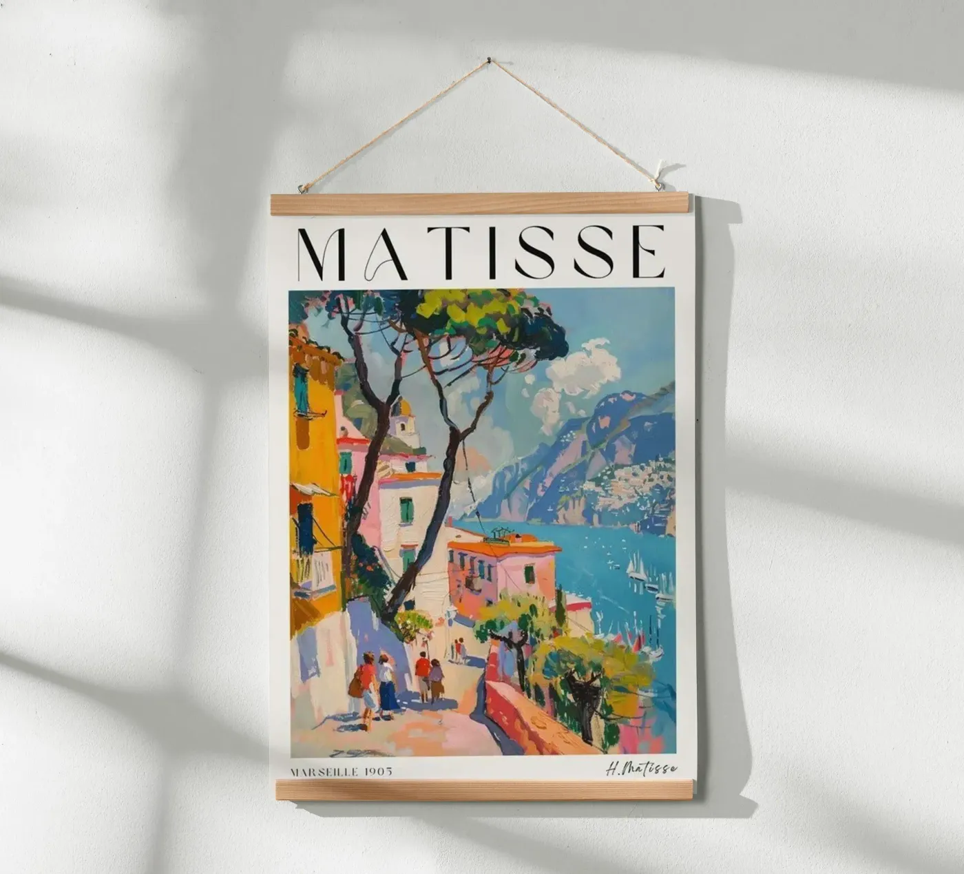 villaggio balneare poster da sazkia art