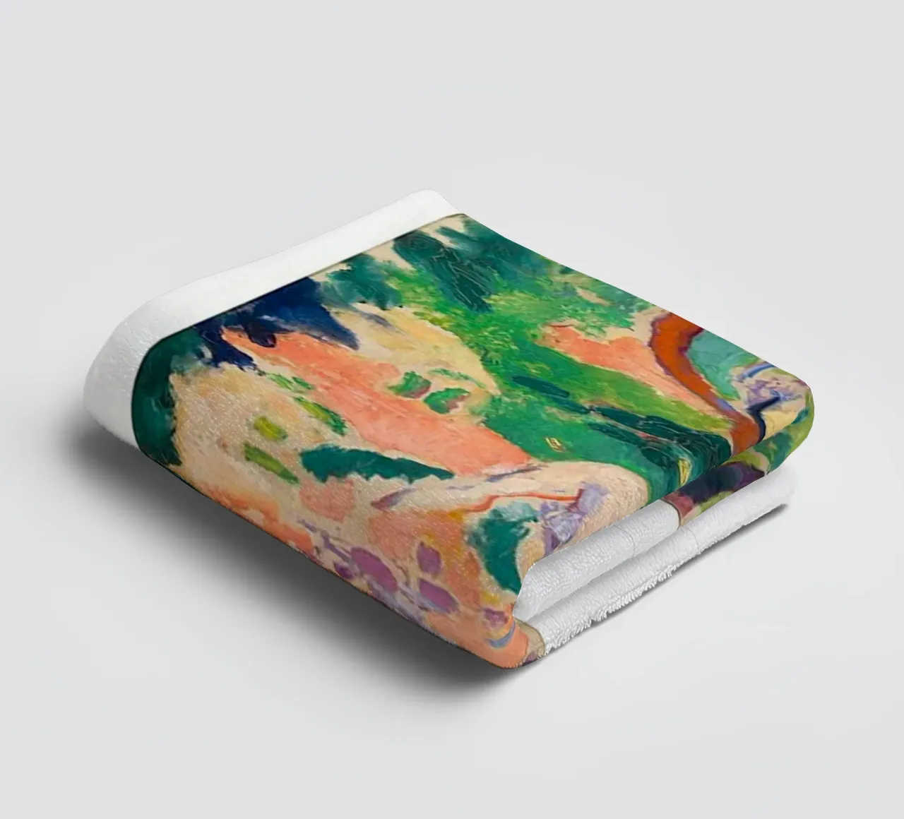 nackt in der Mitte des Waldes Handtuch von sazkia art
