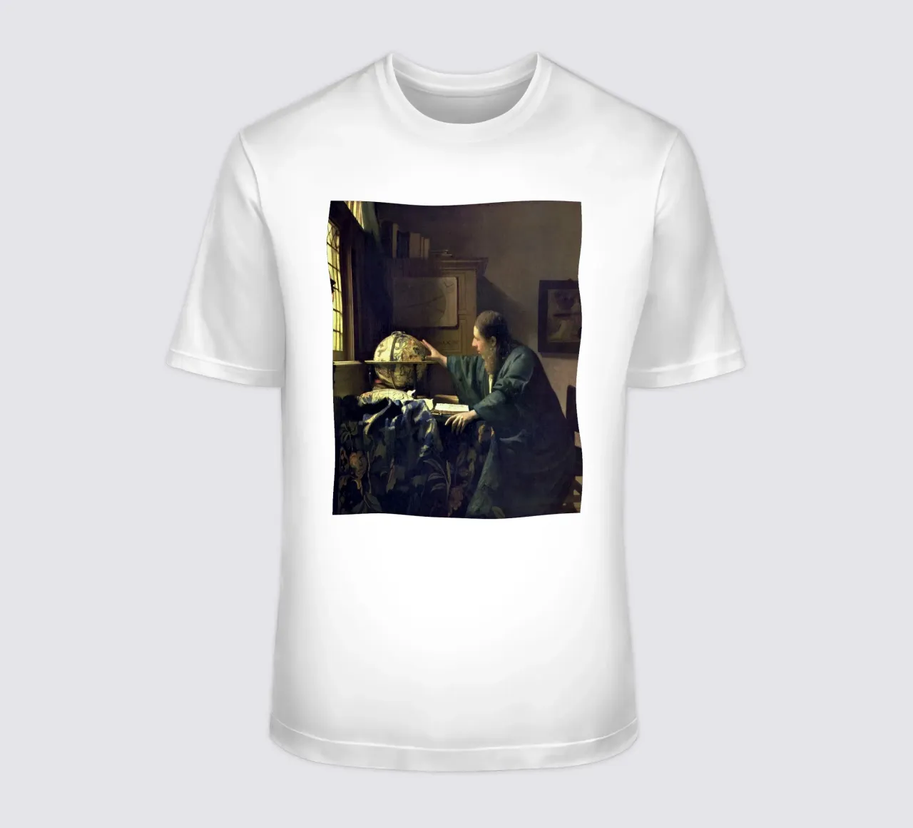L'astronomo (1668 circa) di Johannes Vermeer t-shirt da Art History