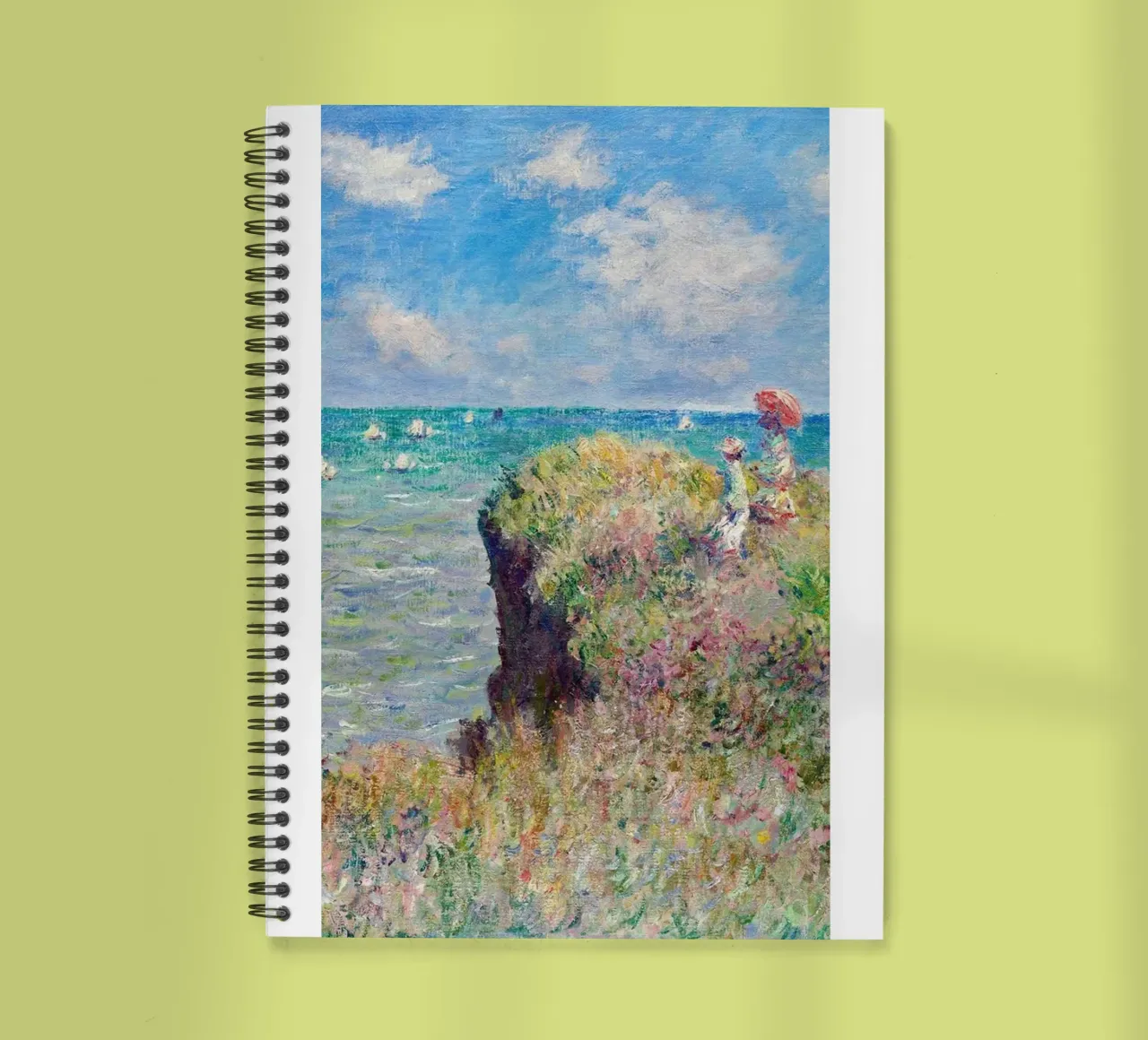 view from the seaside resort spiral notebook by SMG Store