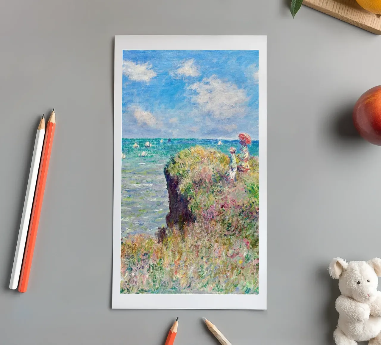 view from the seaside resort sticker sheet by SMG Store