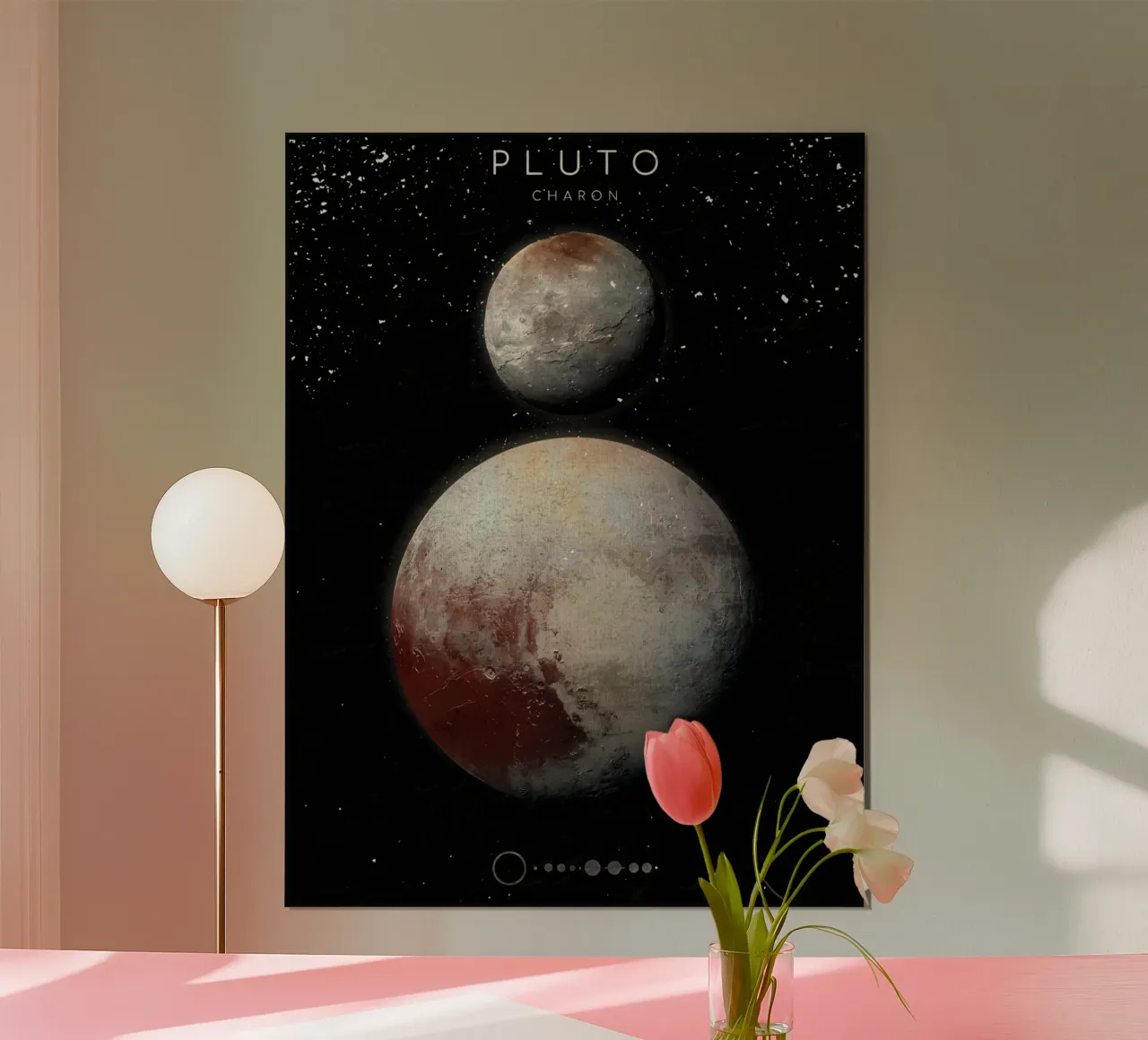 Dwarf Planet Pluto Hahnemühle von AnimalFunny