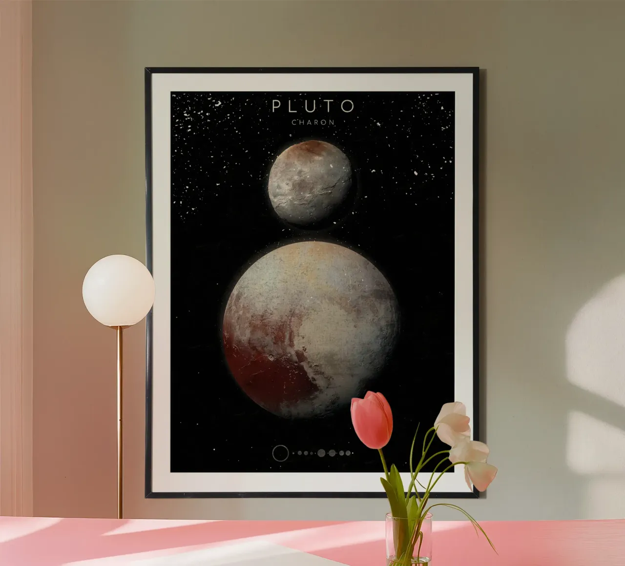 Dwarf Planet Pluto Hahnemühle von AnimalFunny