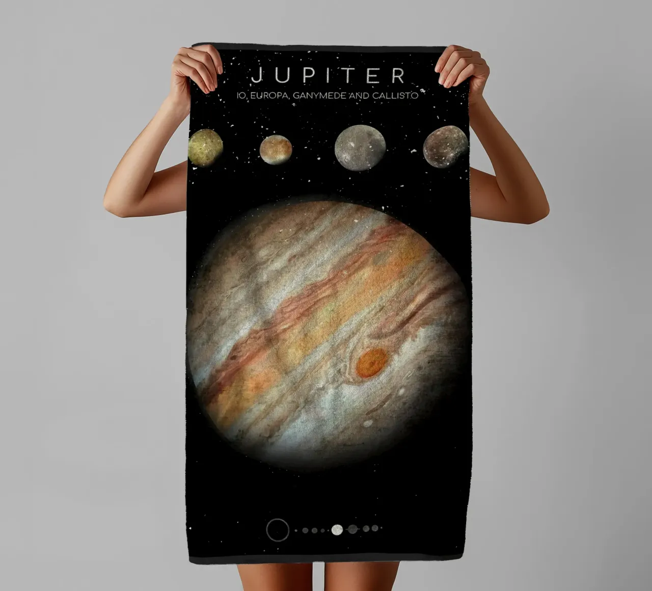 Planet Jupiter towel by AnimalFunny