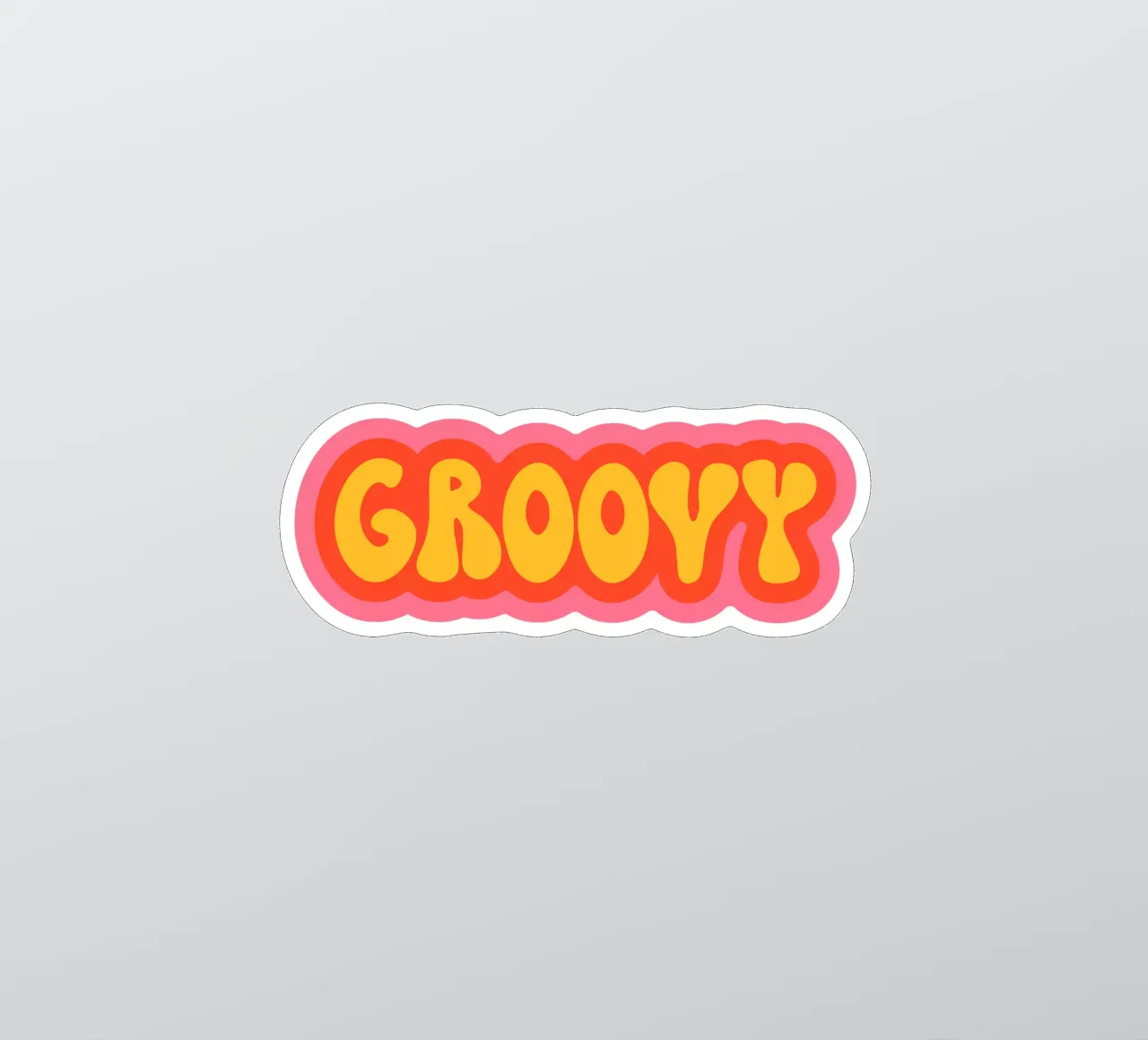 groovy adesivo da Sticker King