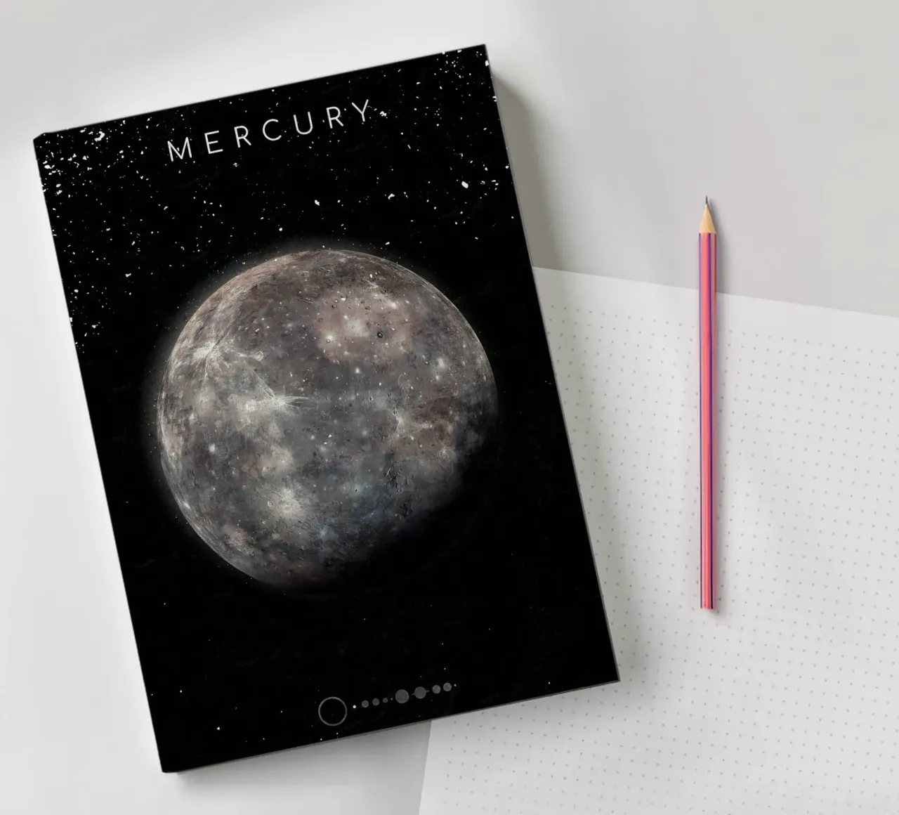 Planet Mercury notebook by AnimalFunny