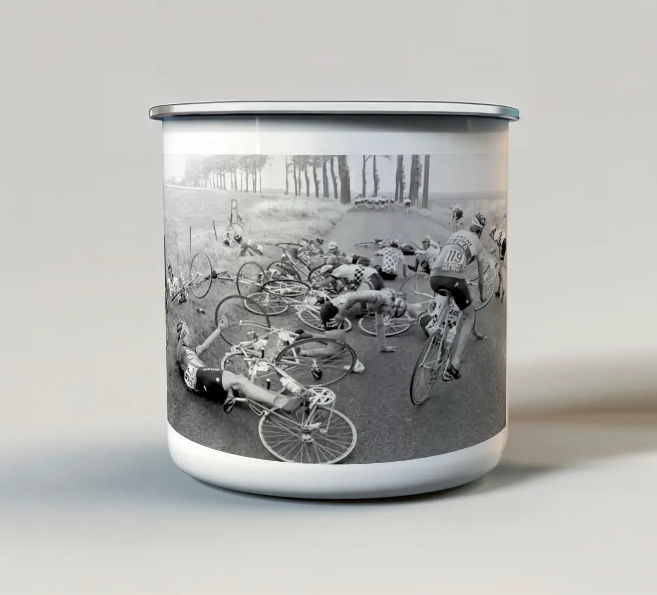 Big Crash TDF 1950 tazza in smalto da Goodshops