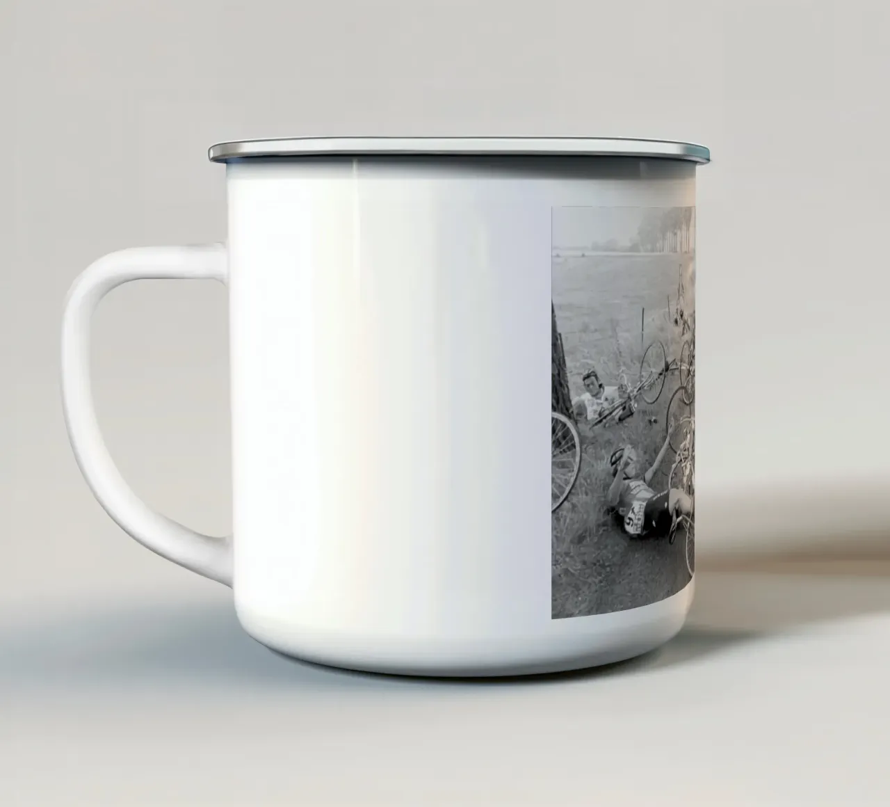 Big Crash TDF 1950 tazza in smalto da Goodshops