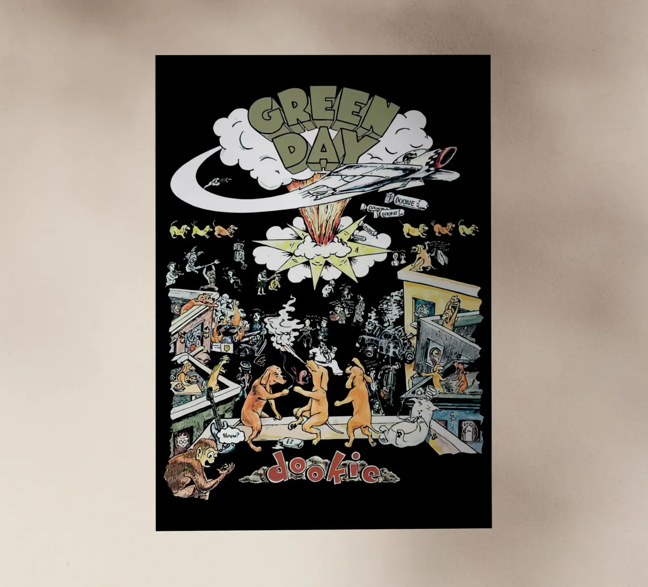 Greenday Cover Albums Image pellicola backlit da Musadad Shop