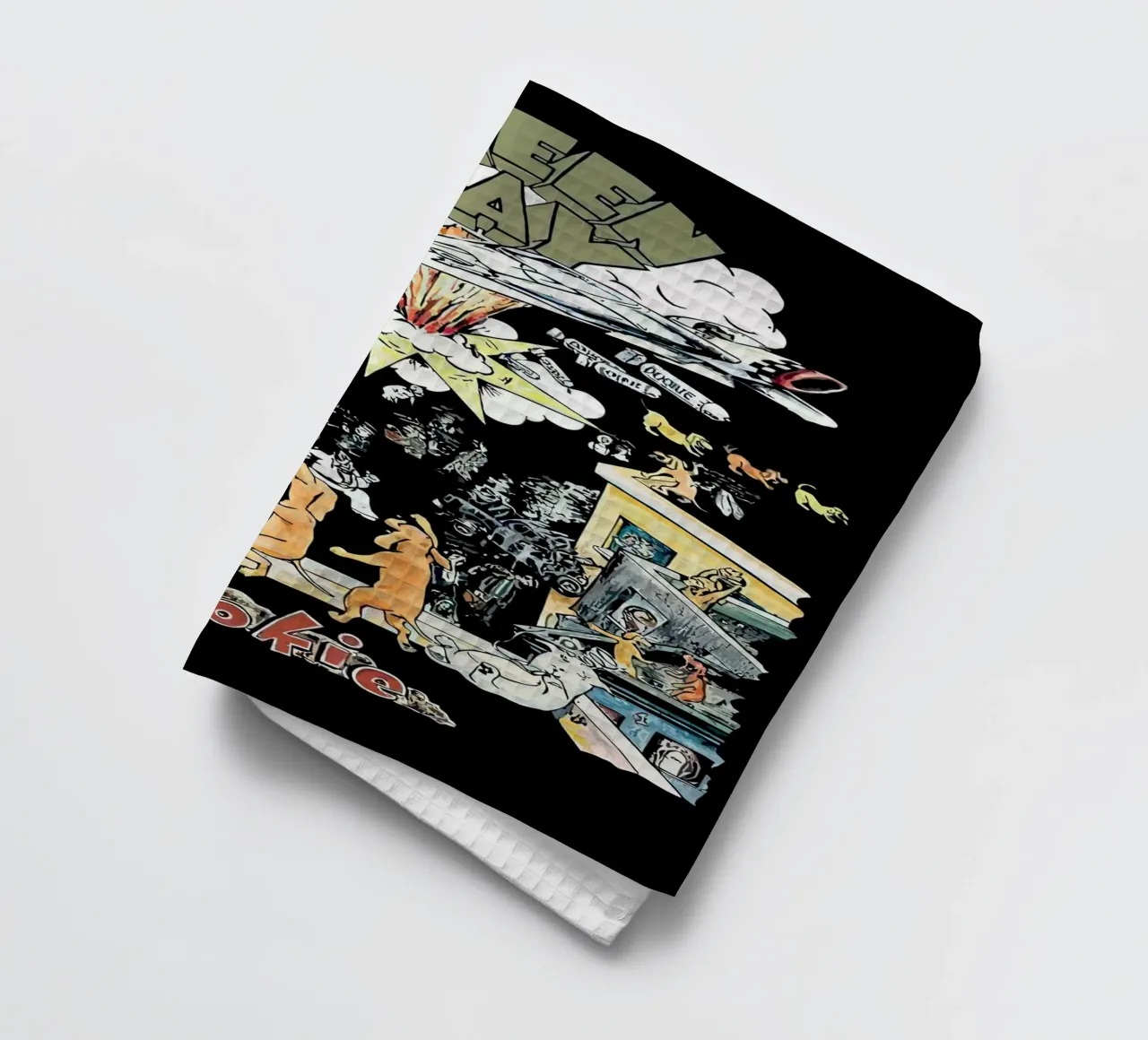 Greenday Cover Albums Image Geschirrtuch von Musadad Shop