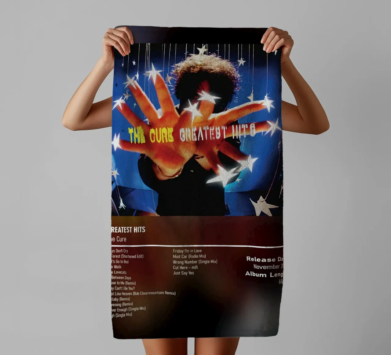 Greatest Hits By The Cure towel by DGUnder