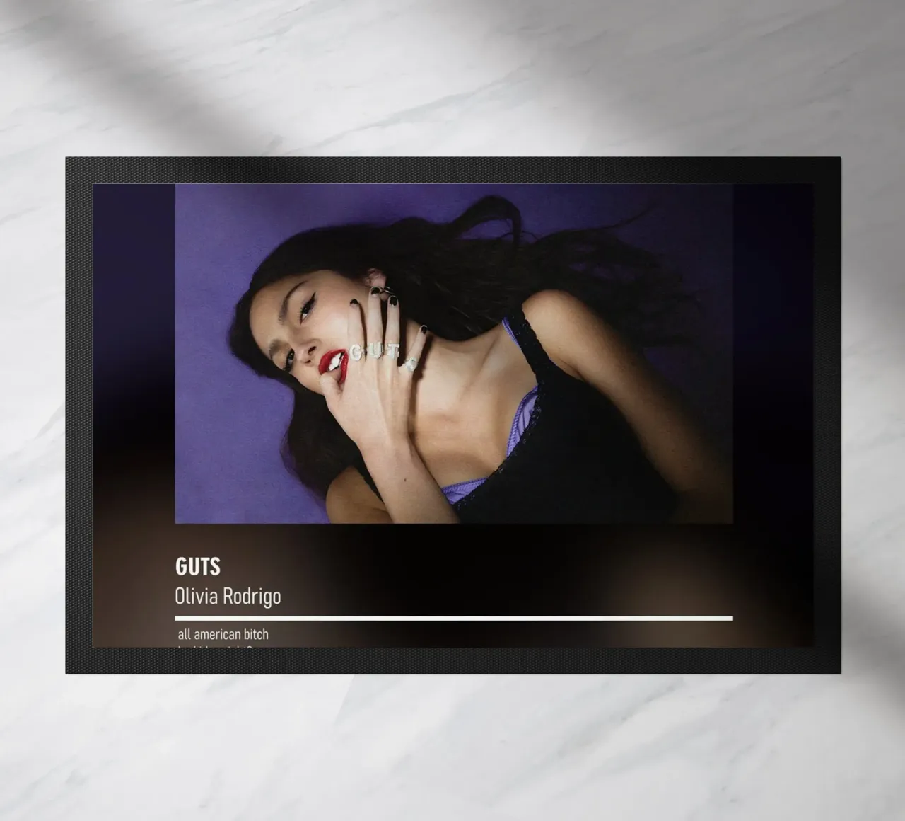 GUTS By Olivia Rodrigo zerbino da DGUnder
