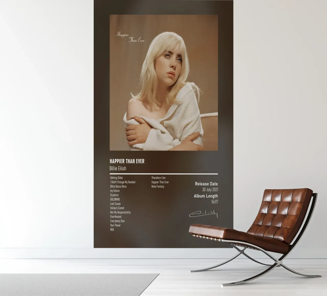 Happier Than Ever By Billie Eilish photo wallpaper by DGUnder