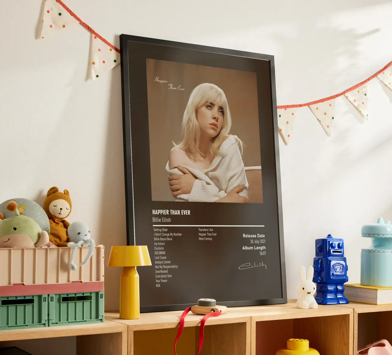 Happier Than Ever By Billie Eilish poster da DGUnder