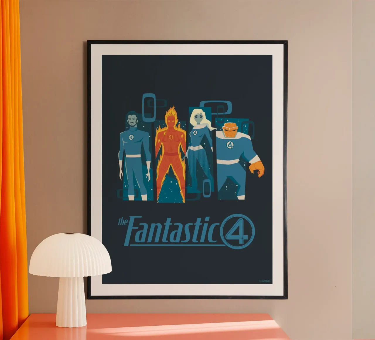 the Fantastic 4 carta hahnemühle da FANTASTIC 4 by JUNIQE