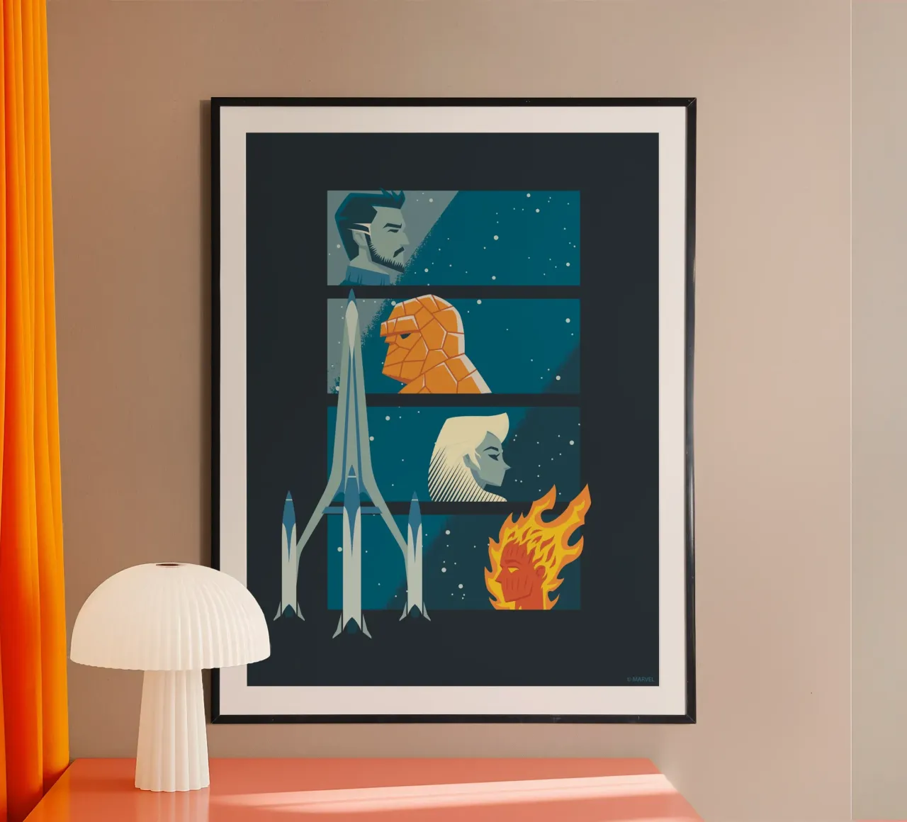FANTASTIC 4 - Cosmic Crew poster da FANTASTIC 4 by JUNIQE