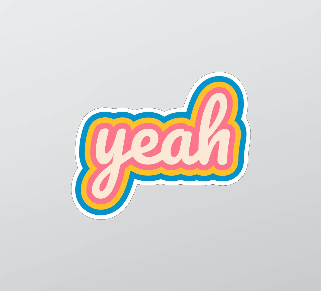 yeah sticker by Sticker King