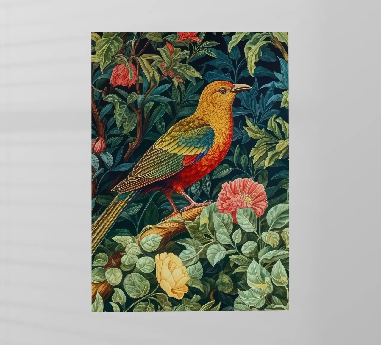 William Morris Bird pellicola backlit da ART LEGEND ORIGINAL