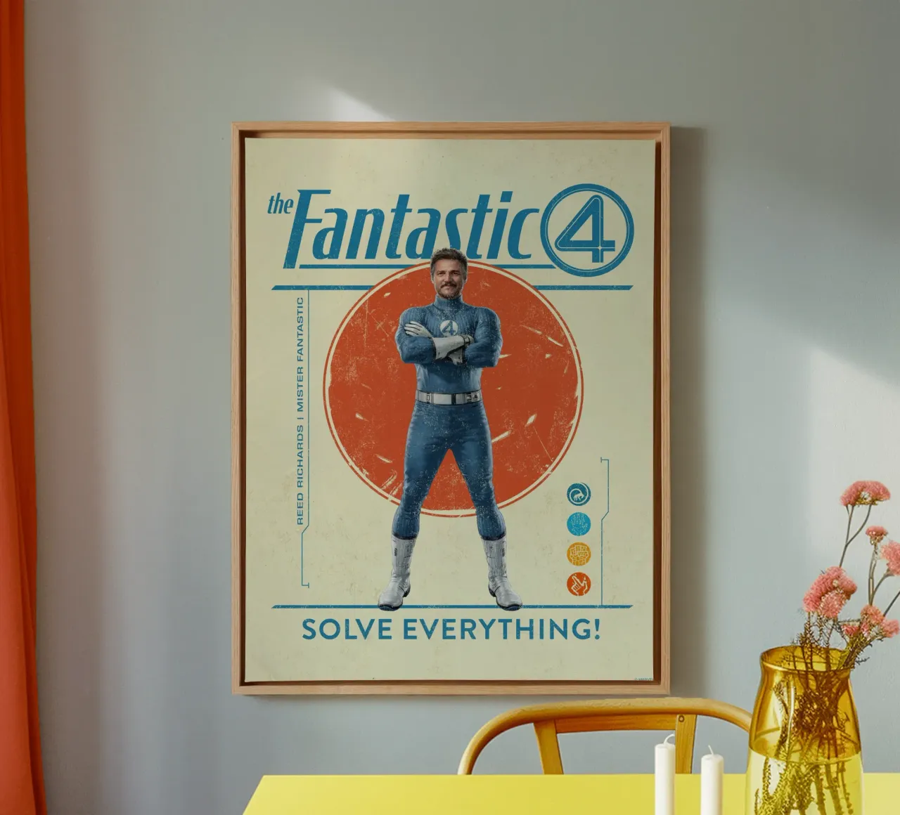 Fantastic 4 - Solve Everything tela con Cornice a cassetta da FANTASTIC 4 by JUNIQE