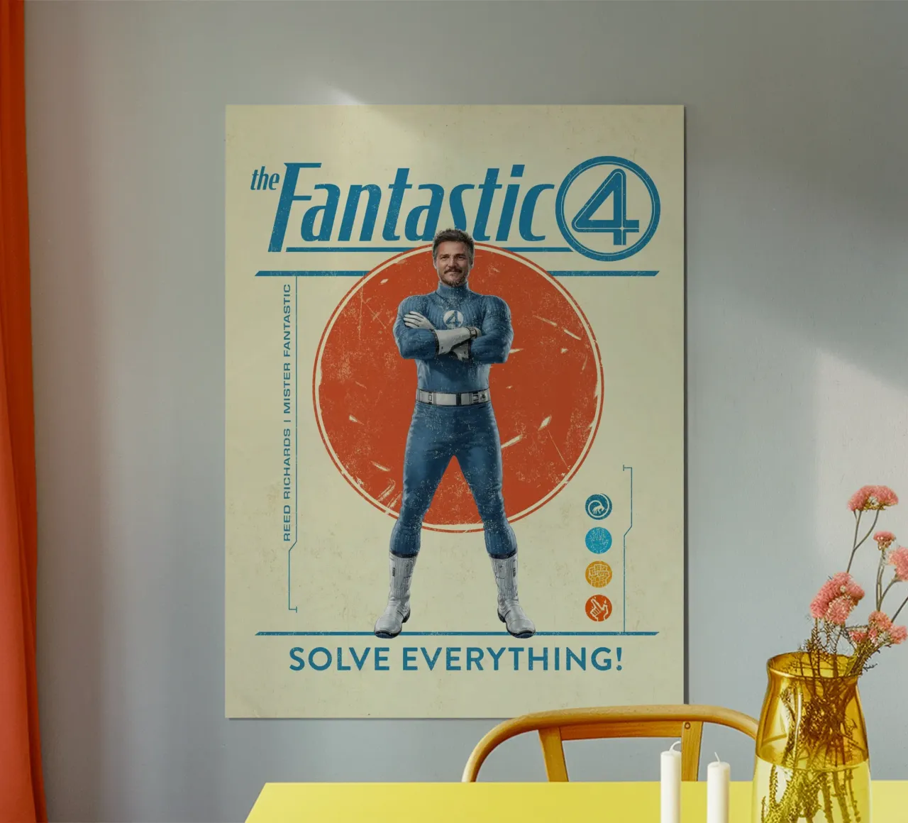 Fantastic 4 - Solve Everything poster con telaio in plastica da FANTASTIC 4 by JUNIQE