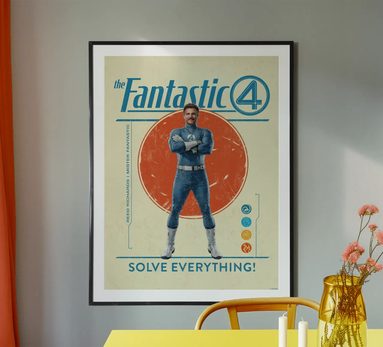 Fantastic 4 - Solve Everything poster con telaio in plastica da FANTASTIC 4 by JUNIQE