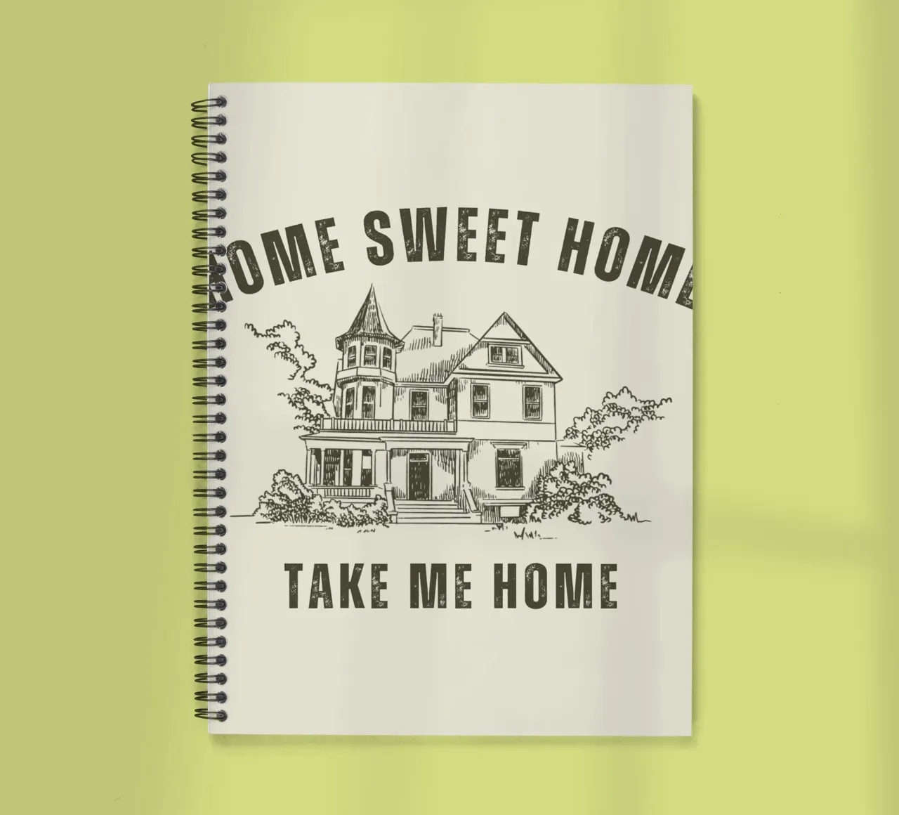 Take Me Home spiral notebook by Olivia Creator