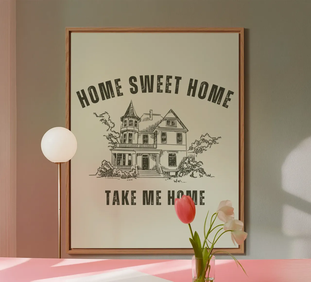 Take Me Home alu-dibond by Olivia Creator
