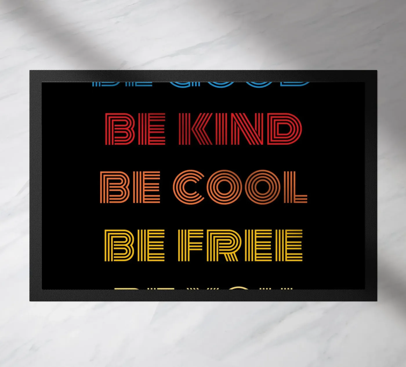 Be Good doormat by Olivia Creator