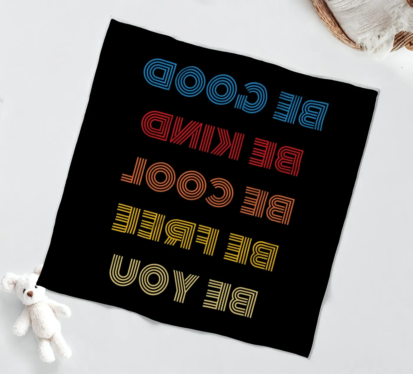 Be Good fleece blanket by Olivia Creator